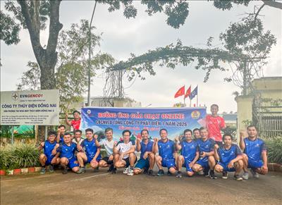 Công ty Thủy điện Đồng Nai hoàn thành Giải chạy bộ và Cuộc thi Tìm hiểu Văn hóa doanh nghiệp EVNGENCO1 năm 2026
