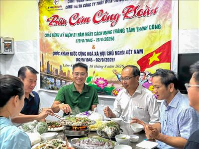 Công ty Thủy điện Đồng Nai: Ấm áp “Bữa cơm Công đoàn” và chương trình gặp gỡ, lắng nghe đoàn viên, người lao động nói năm 2026
